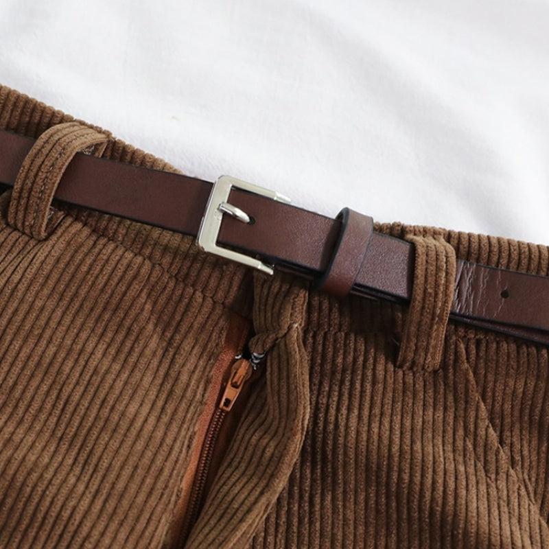 Women’s Corduroy Pants with Wide Legs