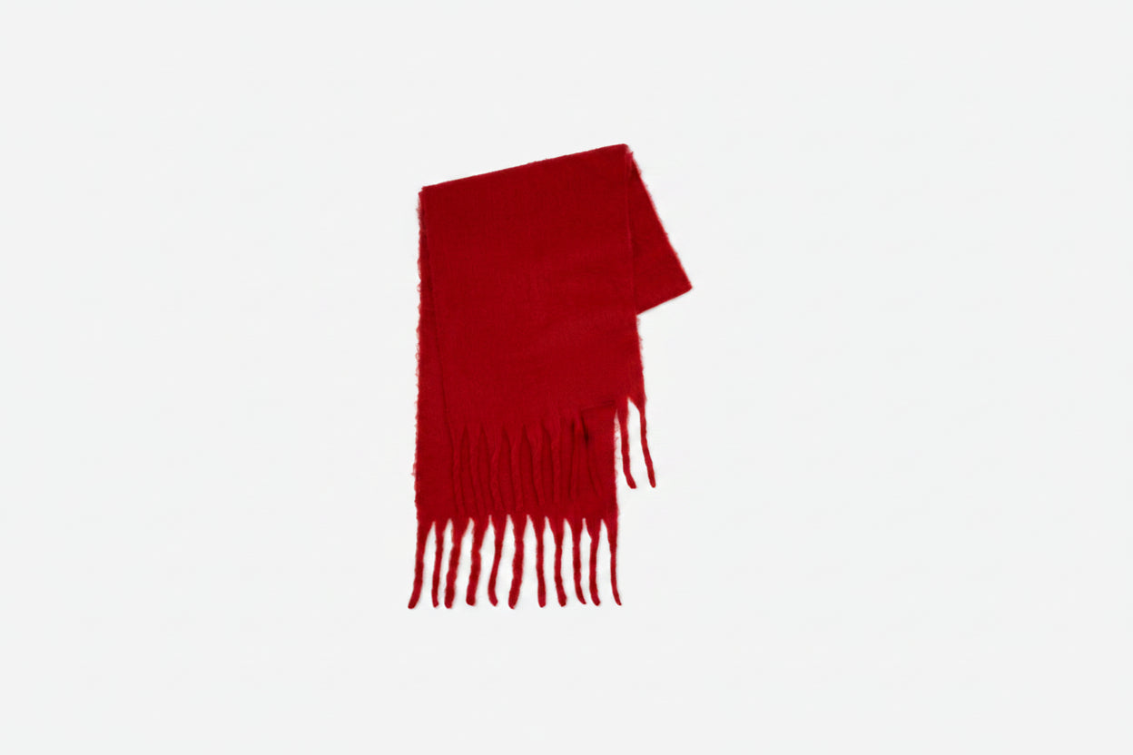 Crimson Red Scarf