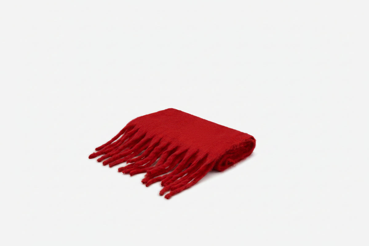 Crimson Red Scarf