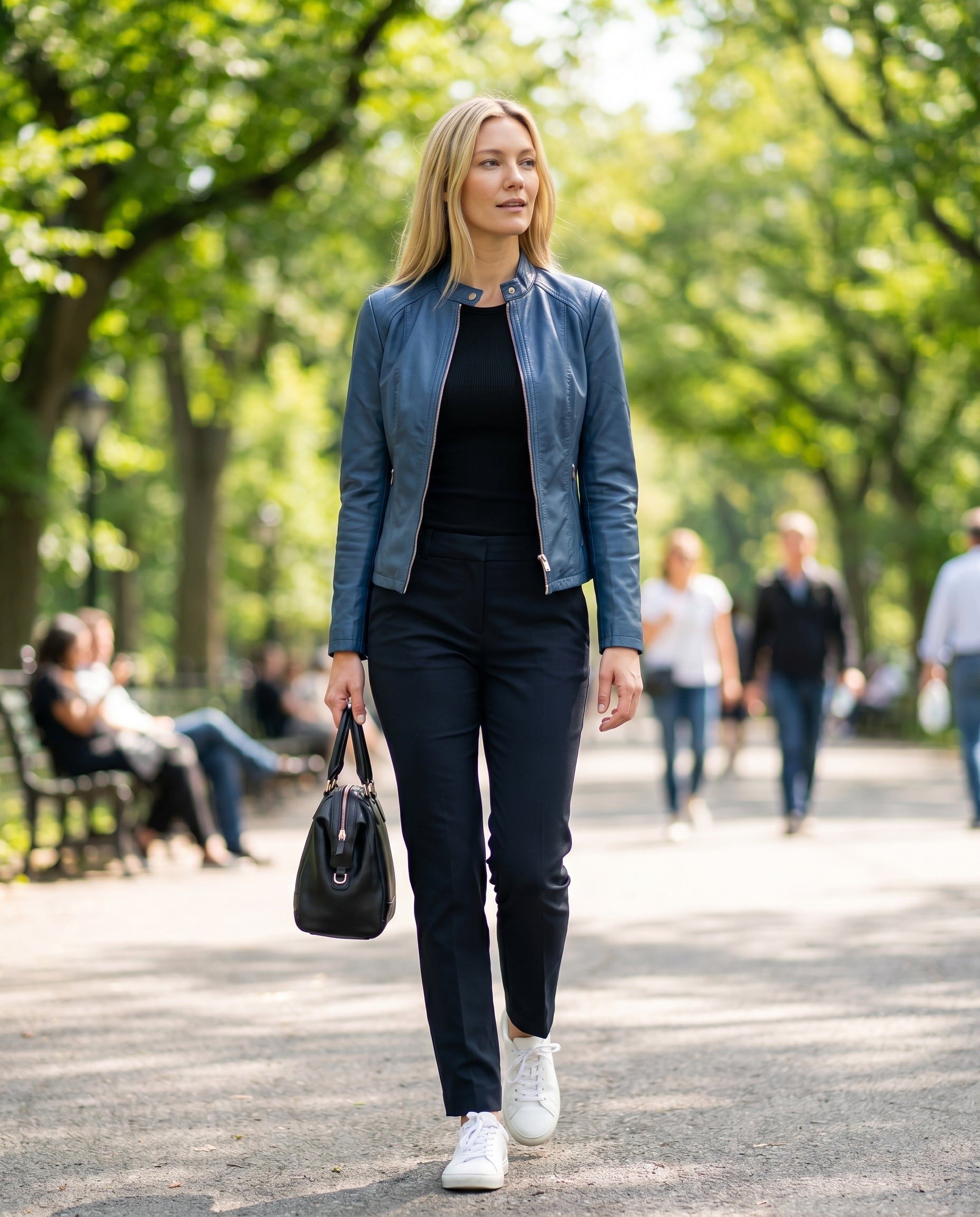 Women’s Fitted Leather Jacket