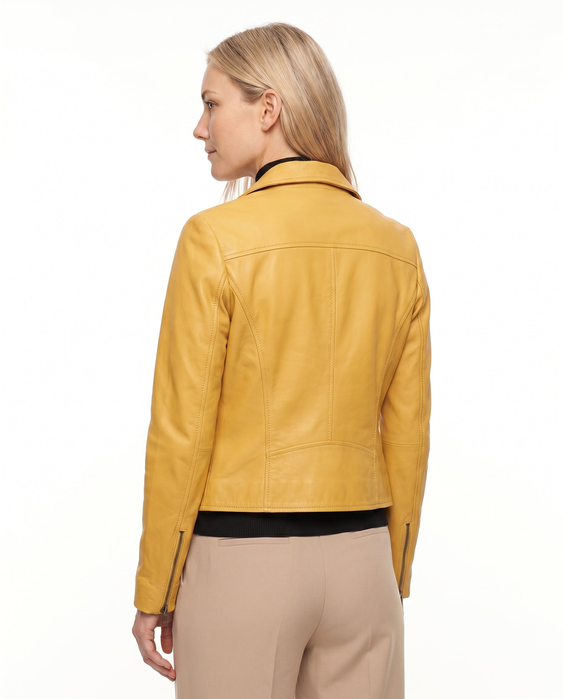 Women’s Fitted Leather Jacket