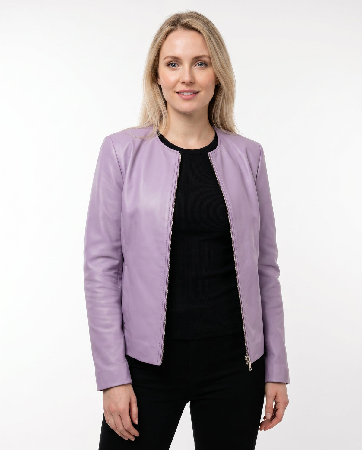 Women’s Fitted Leather Jacket