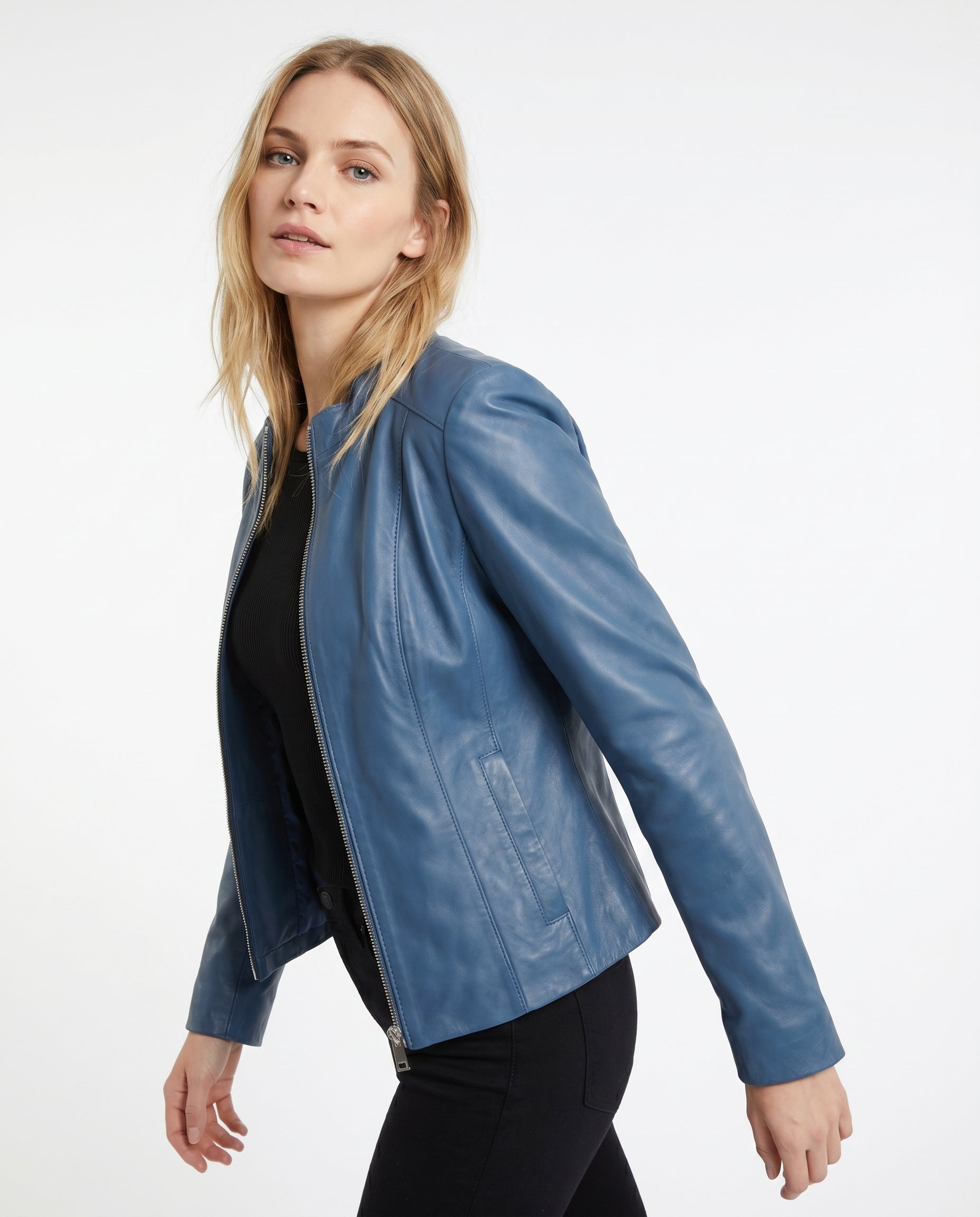 Women’s Fitted Leather Jacket