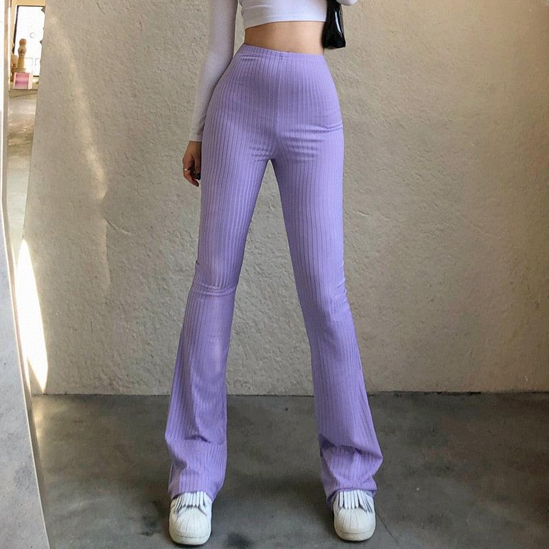 Women’s Flare Pants with High Waist