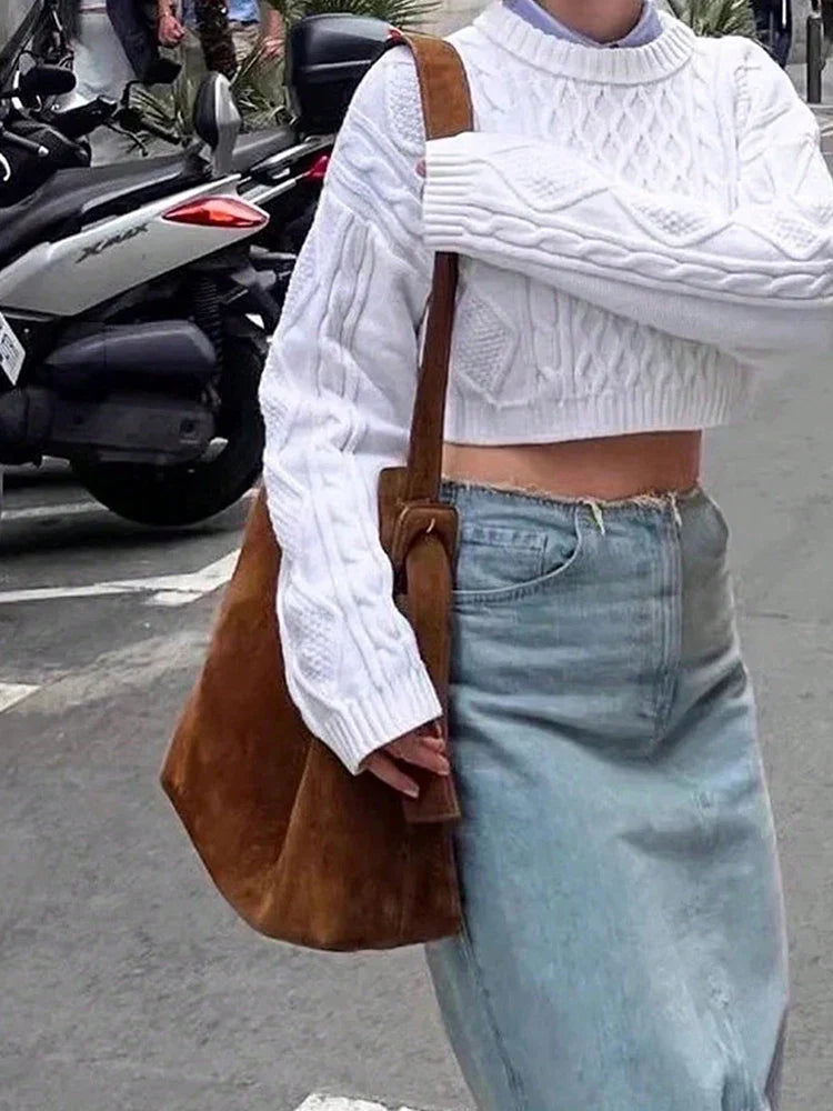Women’s Large Suede Tote Bag