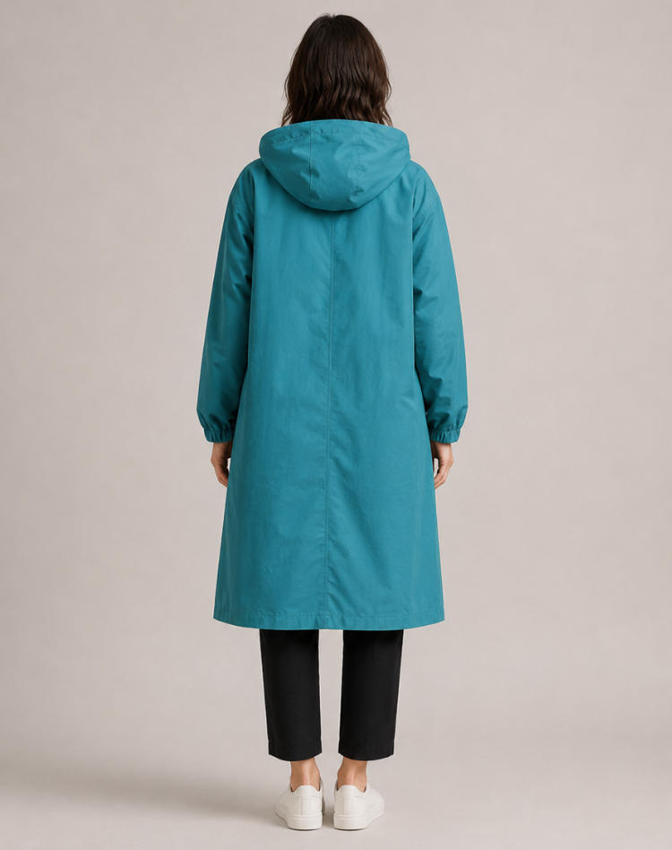 Women’s Lightweight Hooded Trench Coat