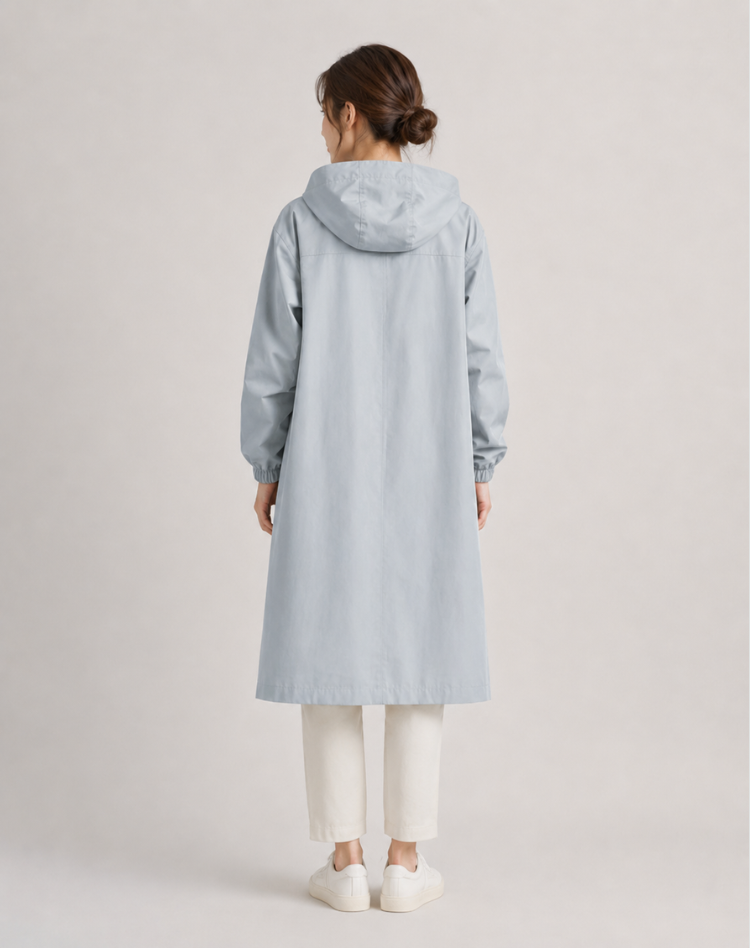 Women’s Lightweight Hooded Trench Coat
