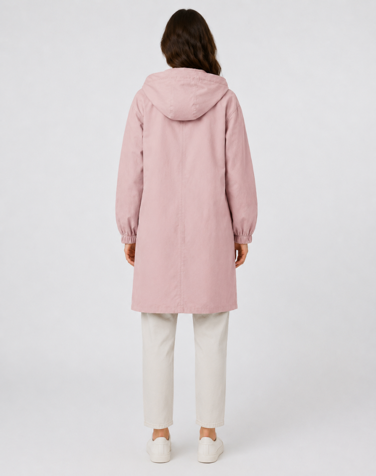Women’s Lightweight Hooded Trench Coat