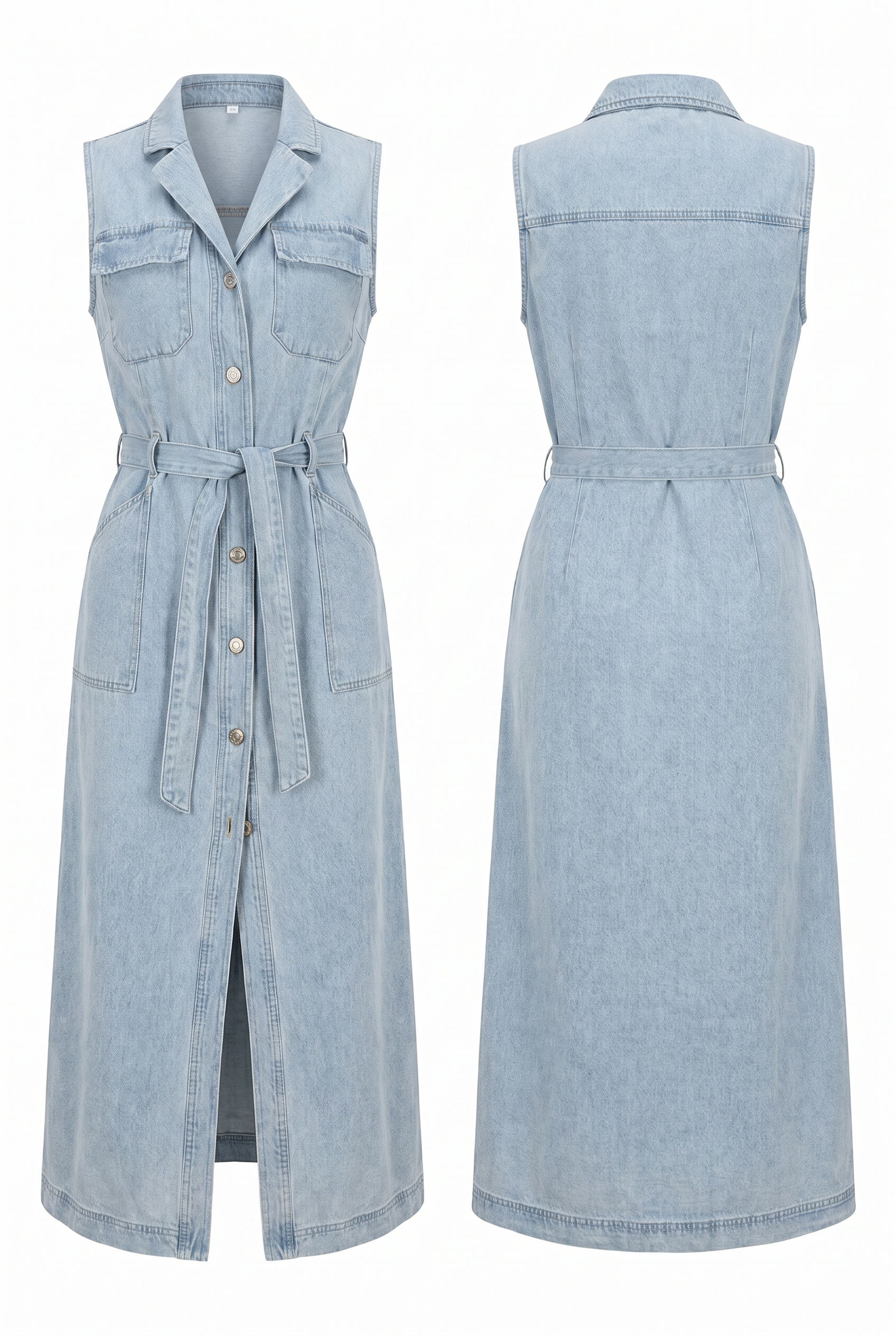 Women's Denim Maxi Dress