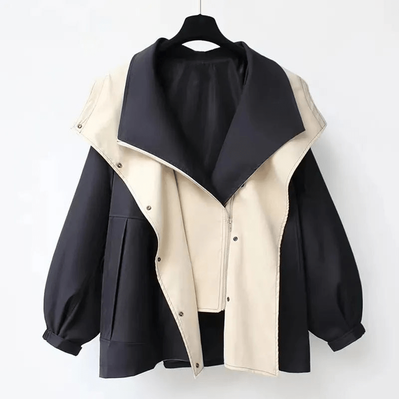 Women’s Mid-Length Zip-Up Coat