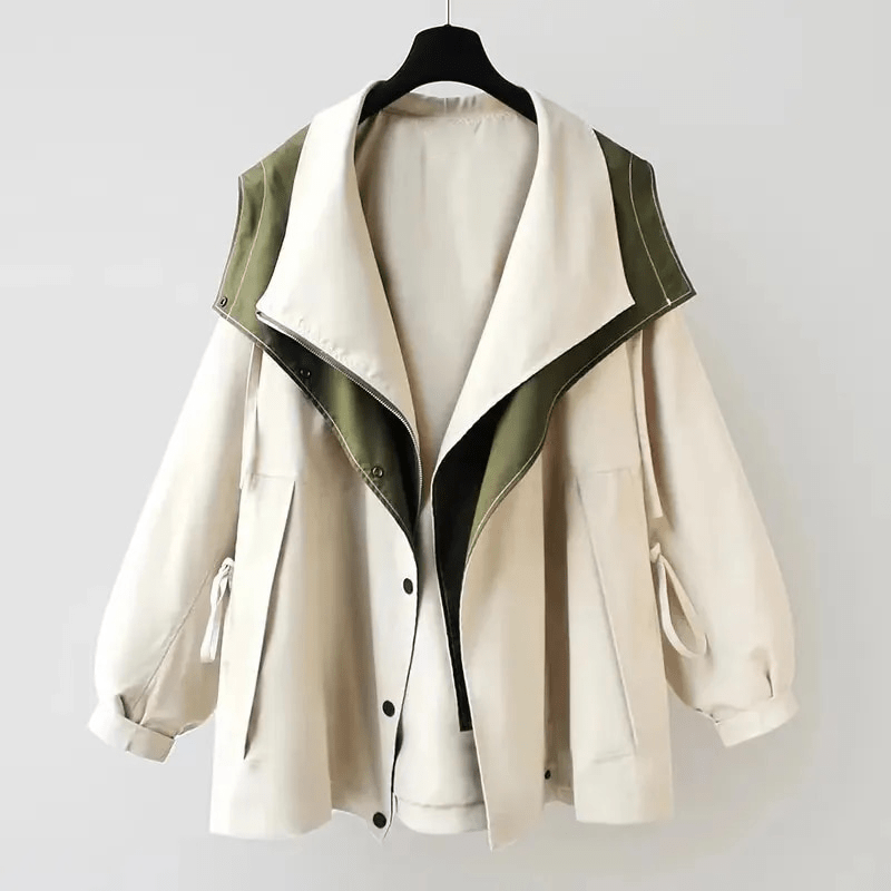 Women’s Mid-Length Zip-Up Coat