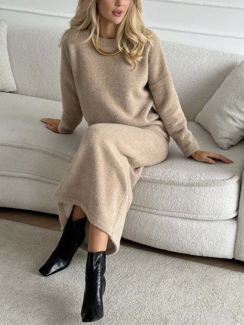 Women’s Relaxed Knitted Trouser Set