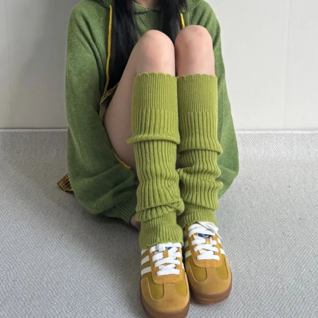 Women's Ribbed Knit Leg Warmers