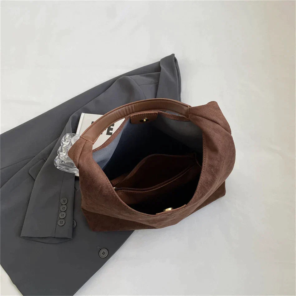 Women's Suede Shoulder Bag