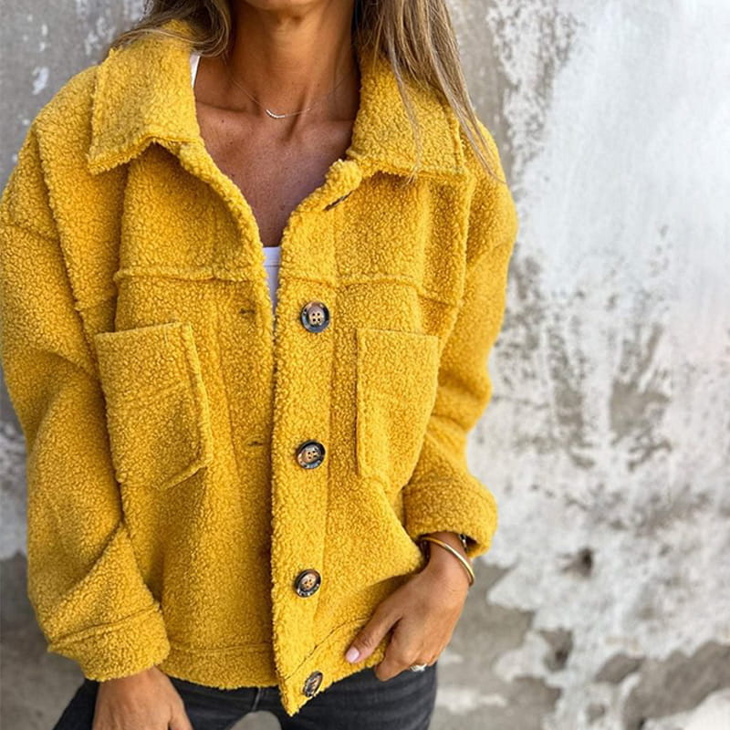 Women’s Teddy Coat with Pockets
