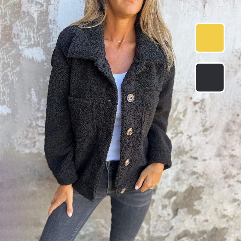 Women’s Teddy Coat with Pockets