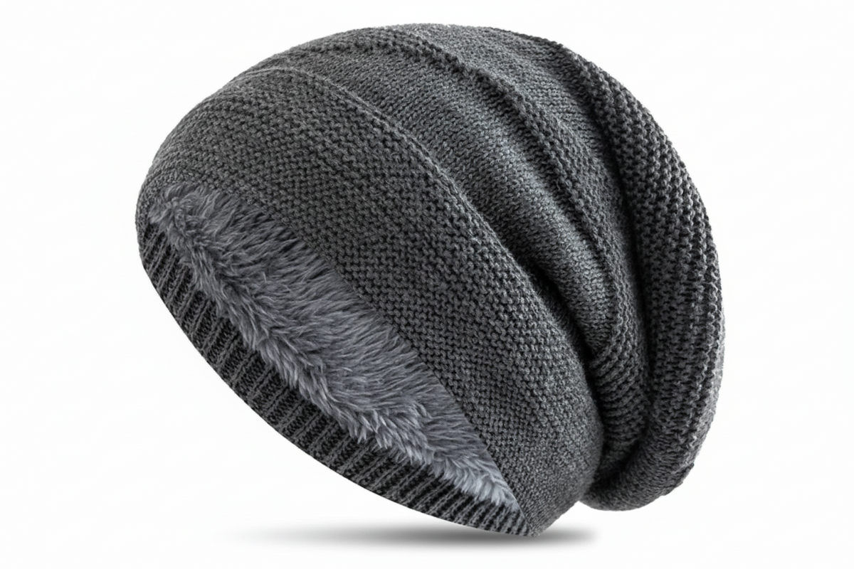 Warm Fleece-Lined Beanie