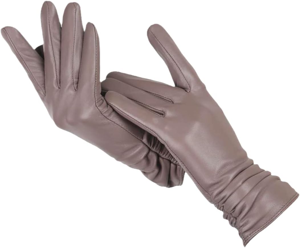 Wool-Lined Leather Gloves