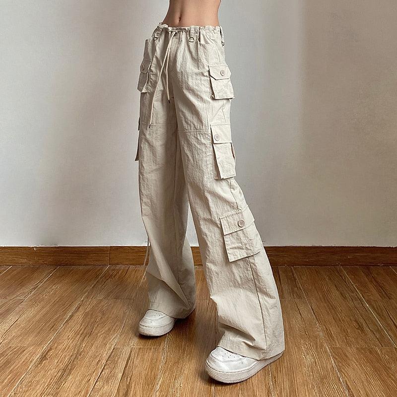Women's Low-Rise Cargo Pants