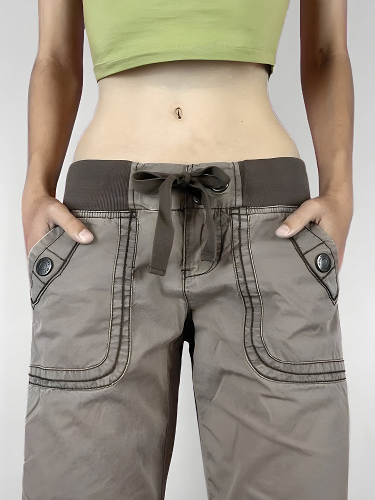 Women’s Low-Rise Drawstring Pants