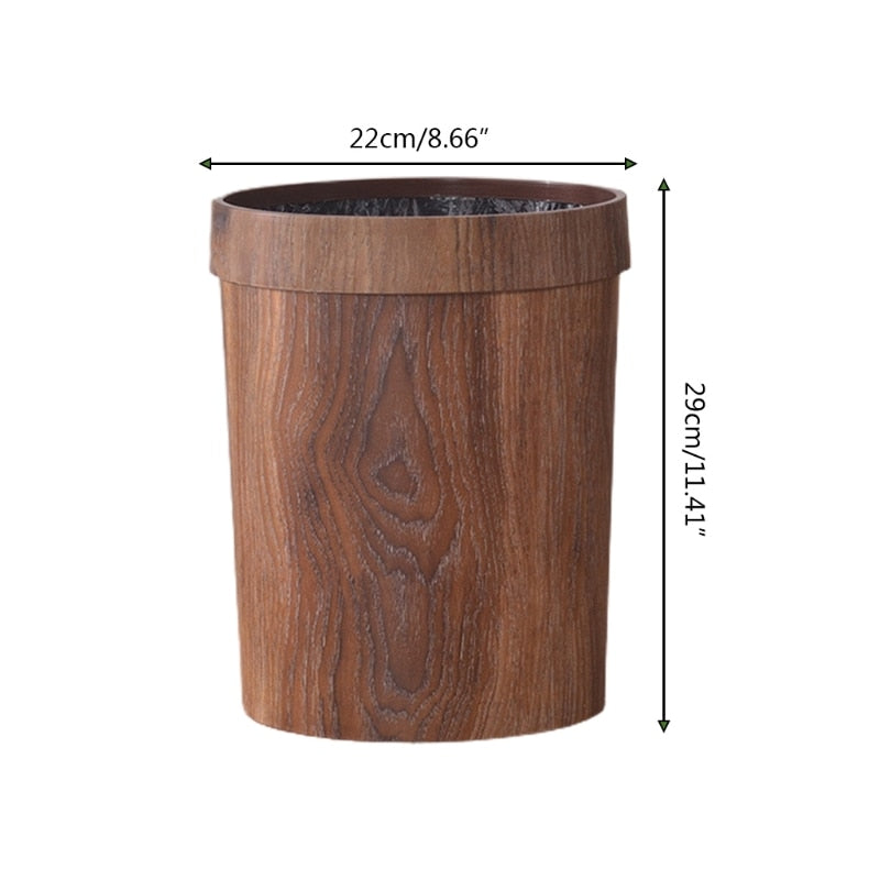 Wood Non-Toxic Trash Can
