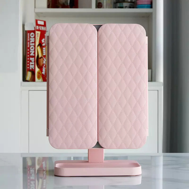 Magnifying Faux Adjustable Vanity Mirror