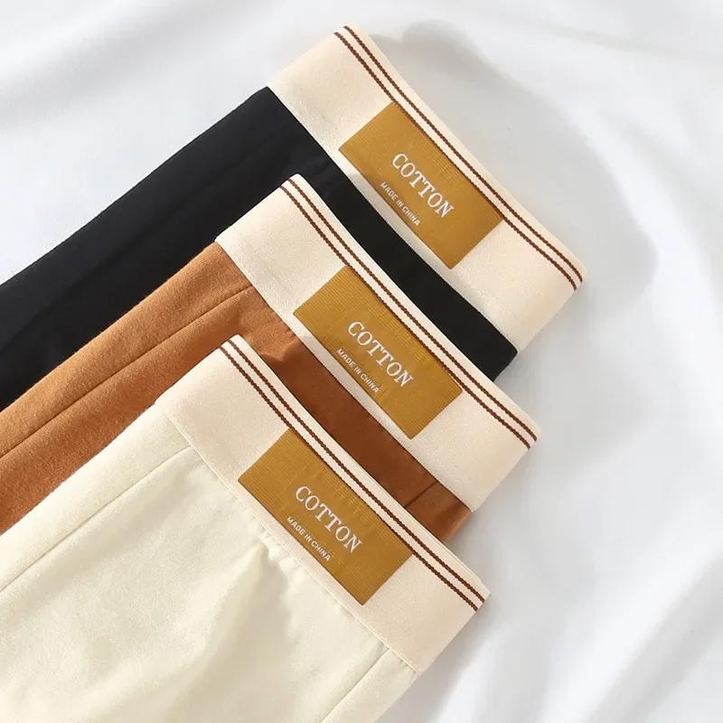 Men's Plain Boxer Briefs with Wide Waistband