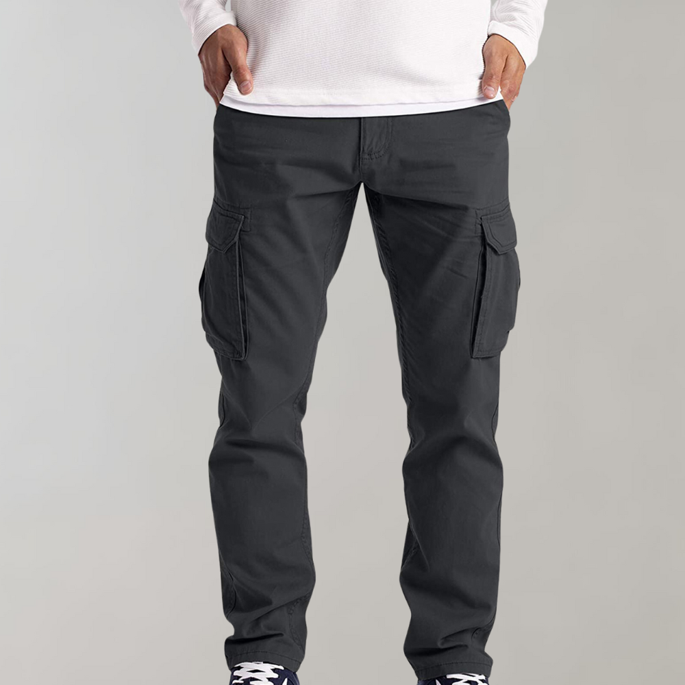 Men's Cargo Trousers with Functional Pockets