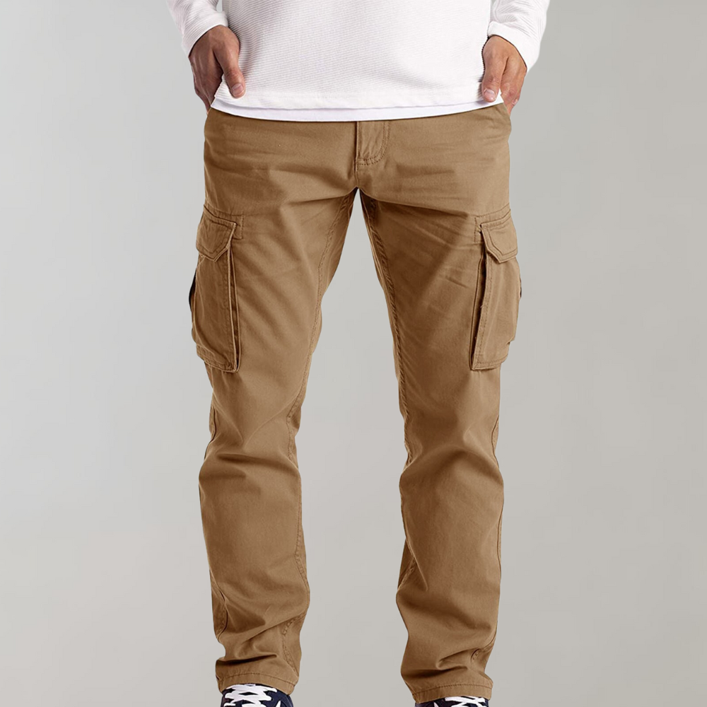 Men's Cargo Trousers with Functional Pockets