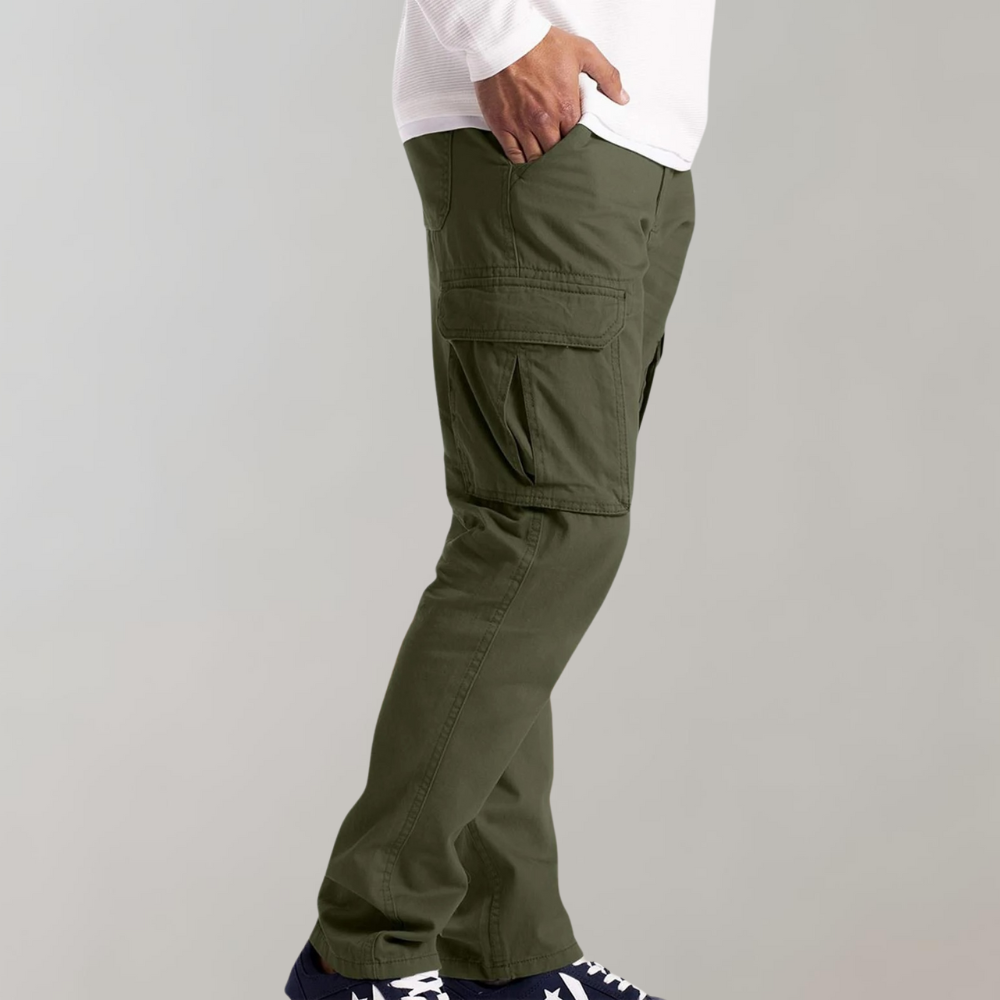 Men's Cargo Trousers with Functional Pockets