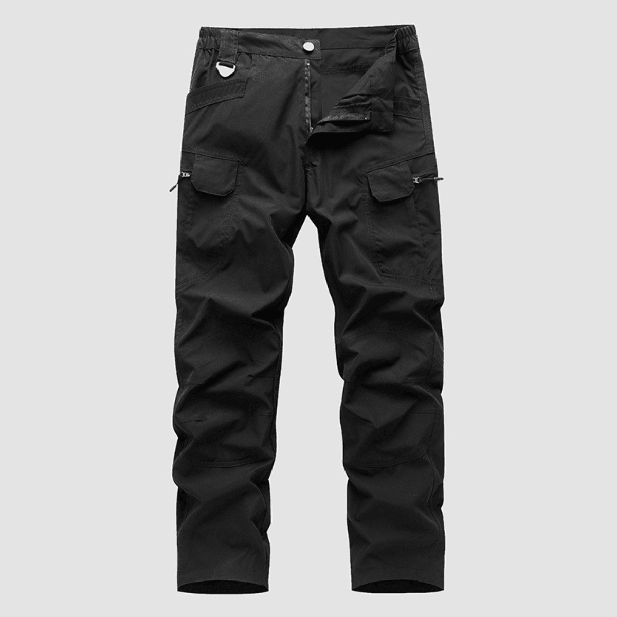 Men's Tactical Cargo Trousers with Zip Pockets