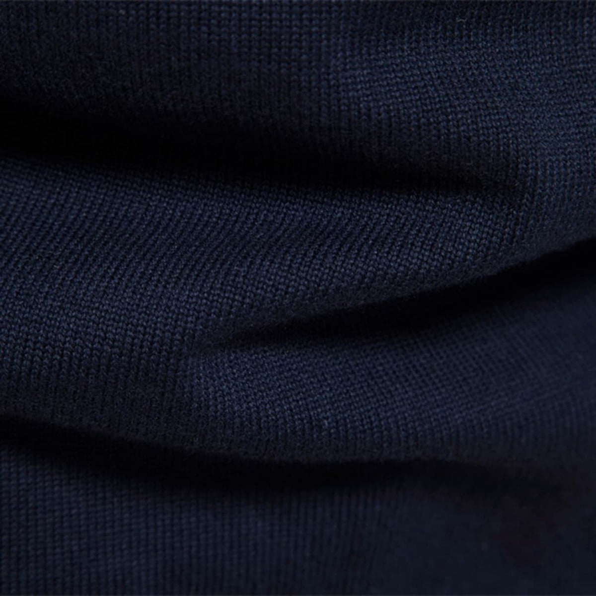 Men's Colour-Block Quarter-Zip Knit Jumper