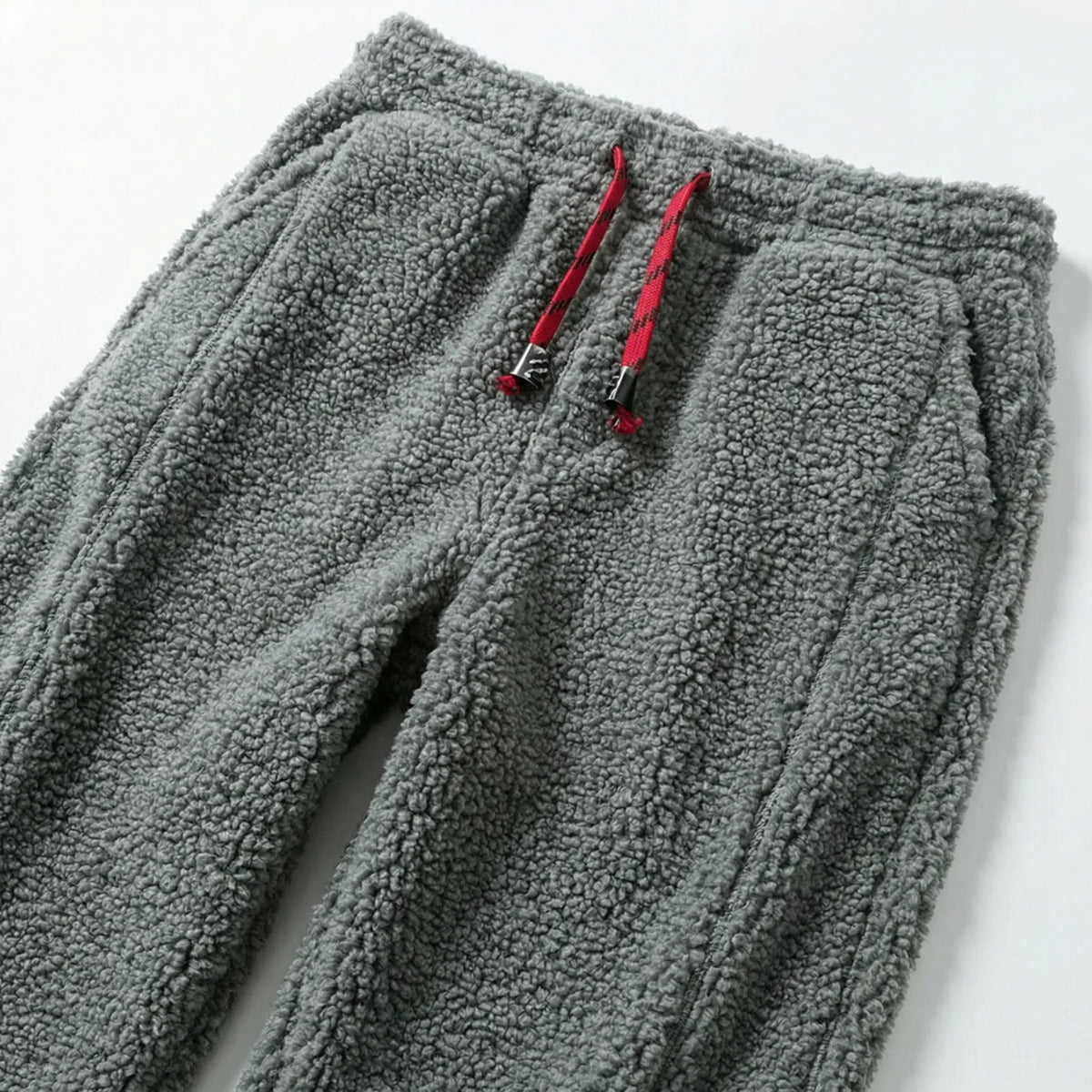 Men's Drawstring Fleece Joggers with Side Pockets