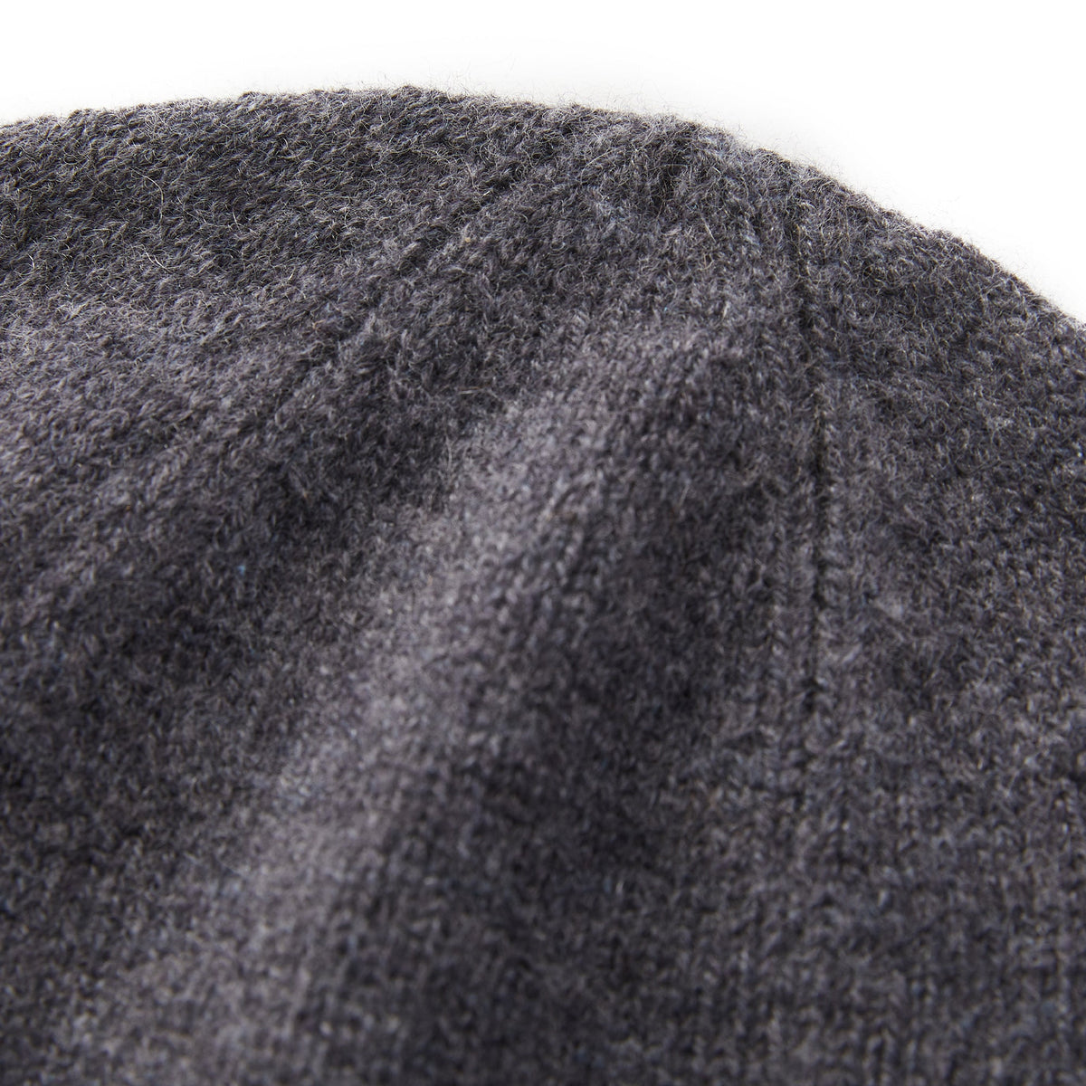 Men's Fine Knit Beanie Hat with Ribbed Cuff