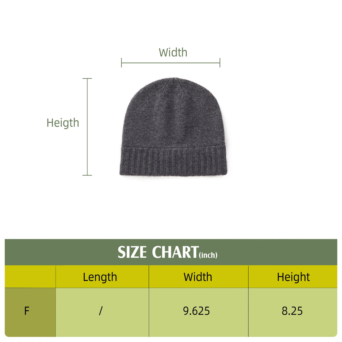 Men's Fine Knit Beanie Hat with Ribbed Cuff