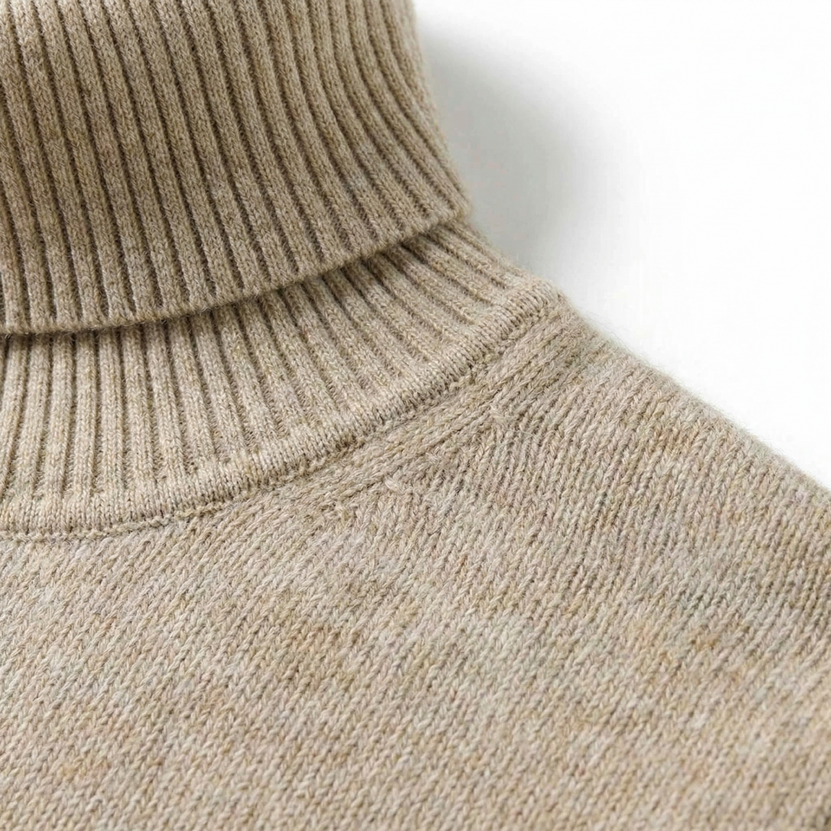 Men's Lightweight Fine Knit Roll Neck Jumper