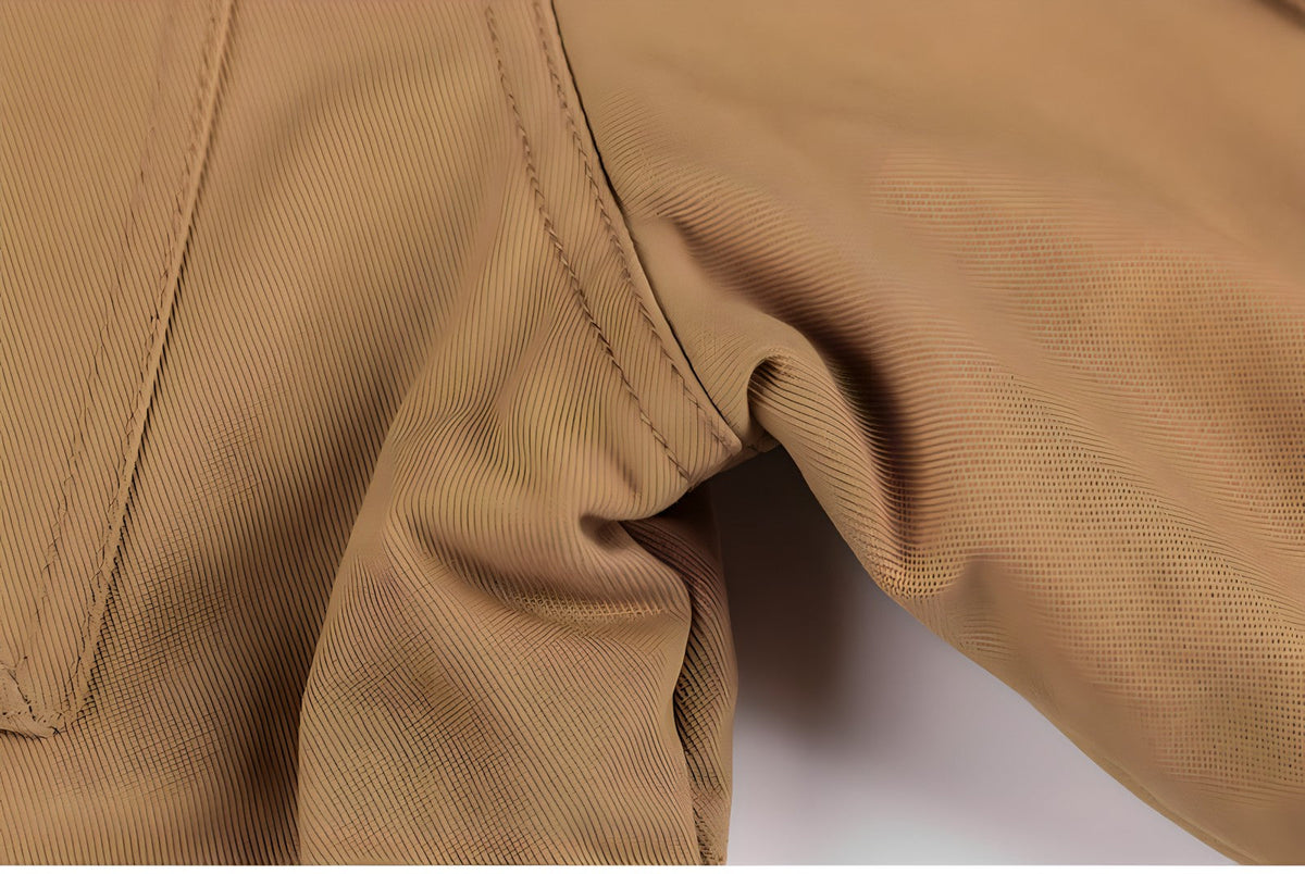 Men's Fleece Lined Multi-Pocket Utility Jacket with Hood