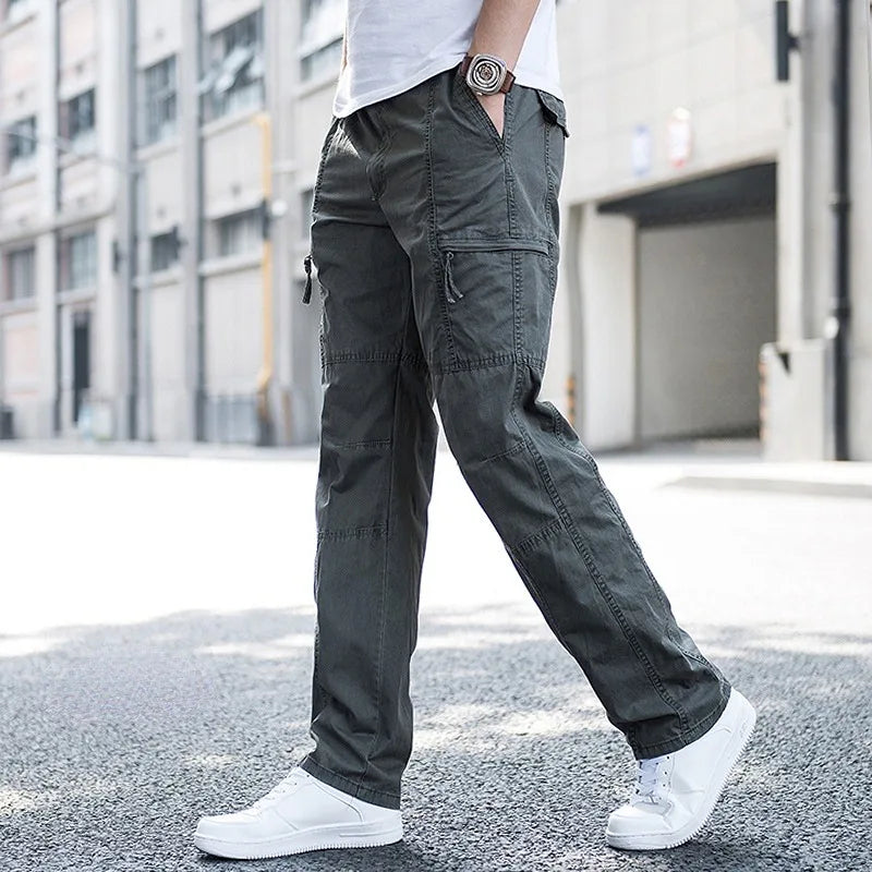 Men's Multi-Pocket Cargo Combat Trousers