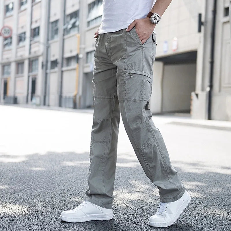 Men's Multi-Pocket Cargo Combat Trousers
