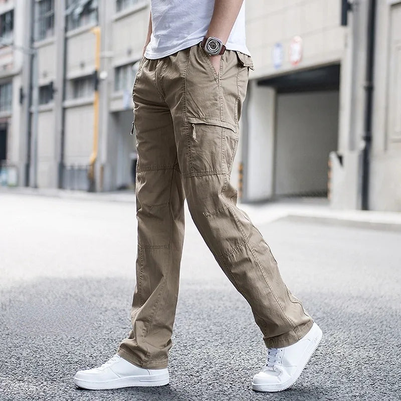 Men's Multi-Pocket Cargo Combat Trousers