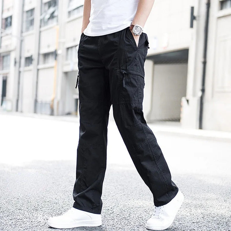 Men's Multi-Pocket Cargo Combat Trousers