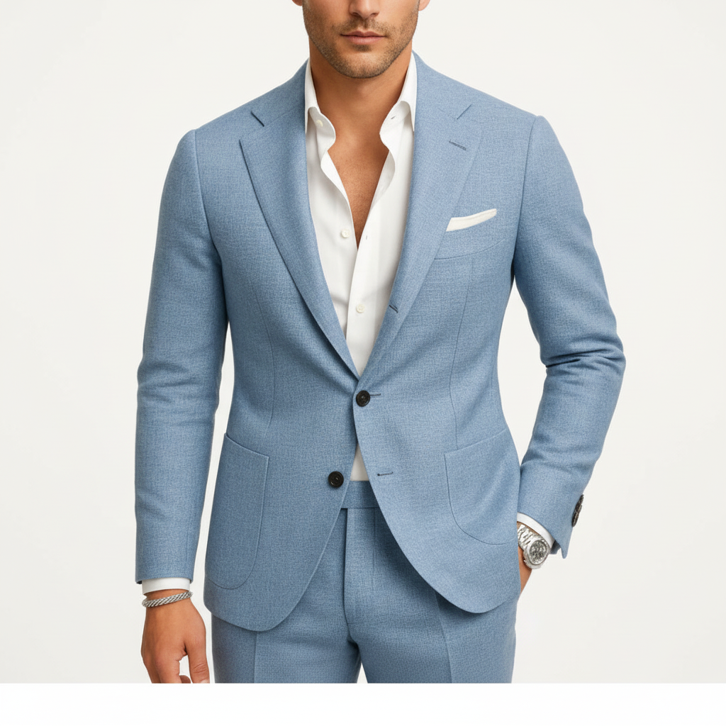 Men's Two-Button Two-Piece Formal Suit