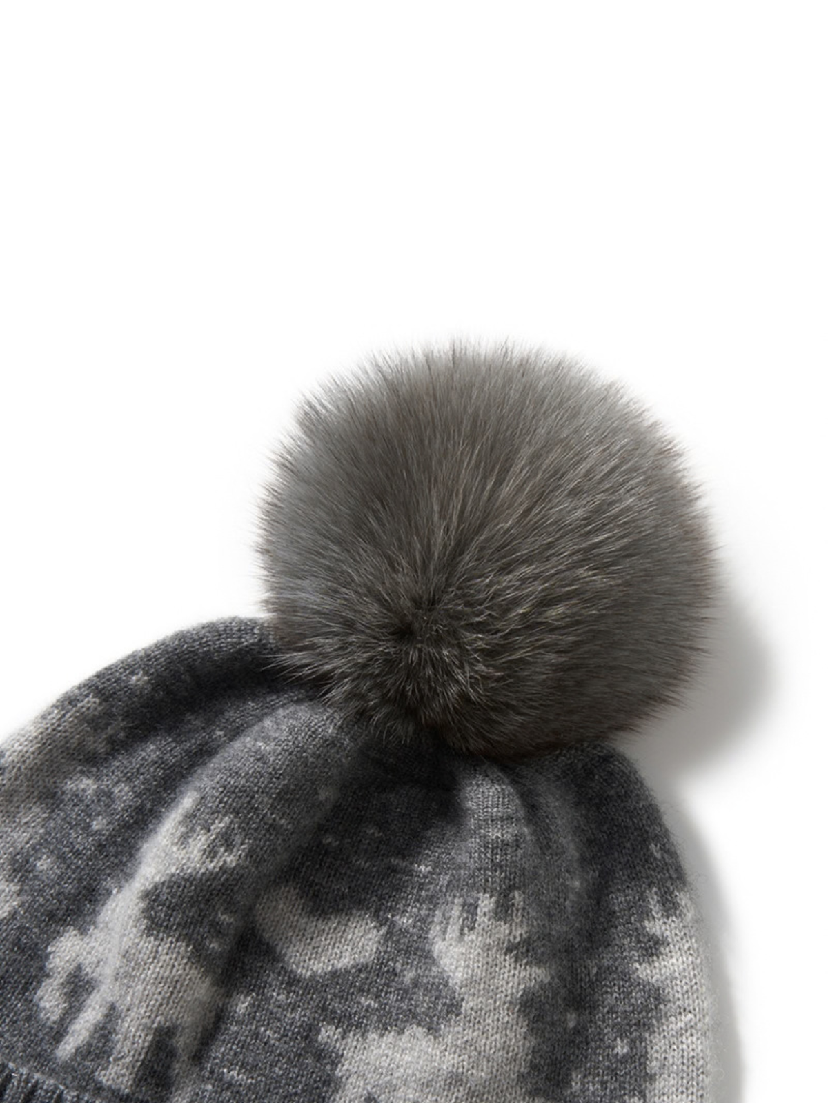 Men's Christmas Reindeer Pom Beanie
