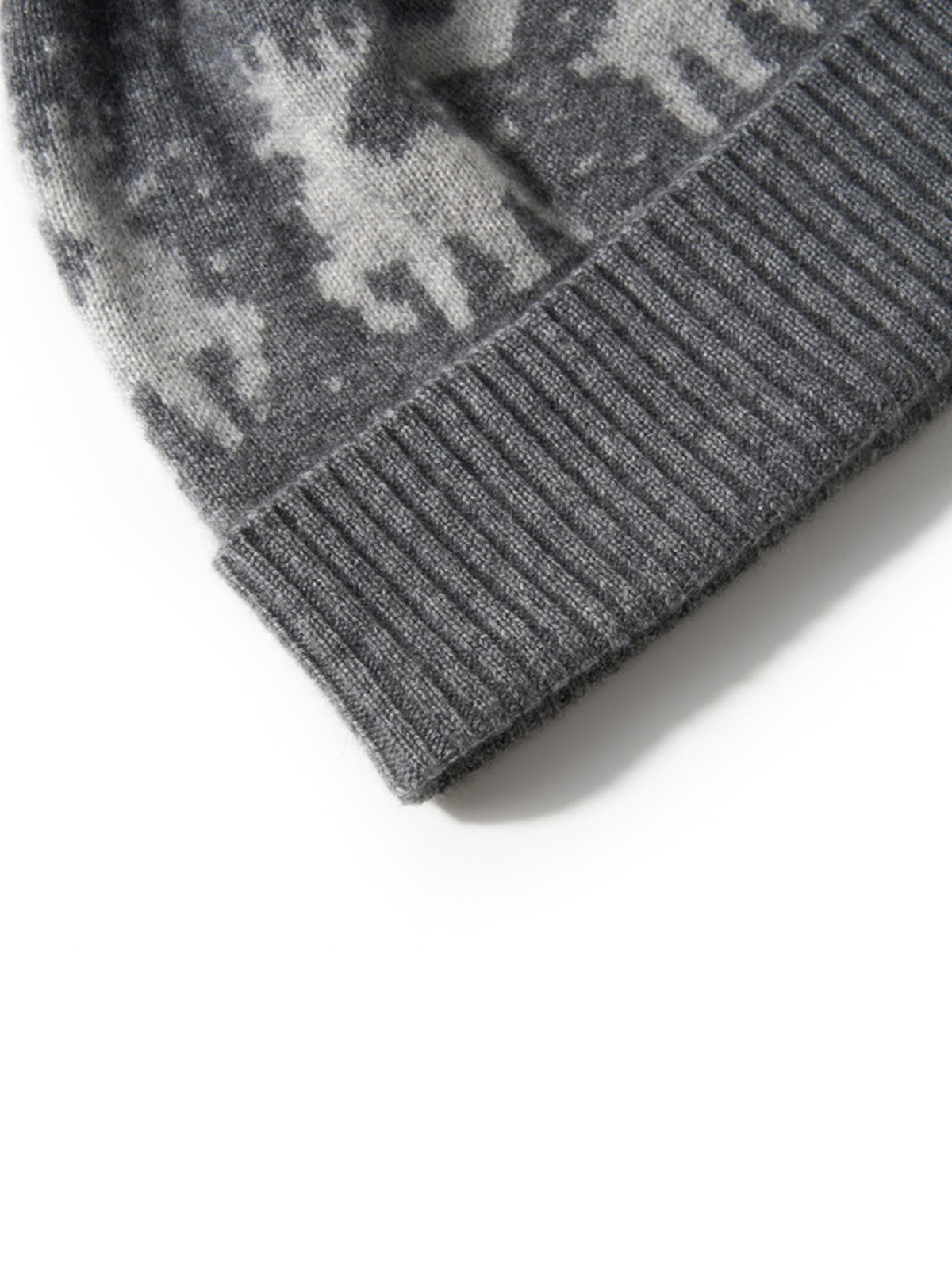 Men's Christmas Reindeer Pom Beanie