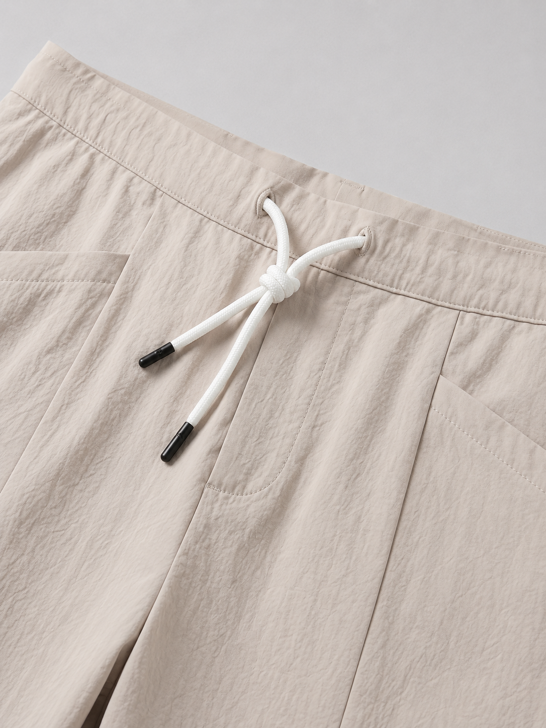 Men's Relaxed Fit Cropped Trousers with Elasticated Waist