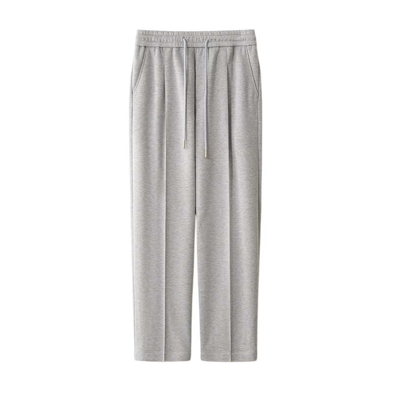Men's Elasticated Waist Tapered Smart Trousers