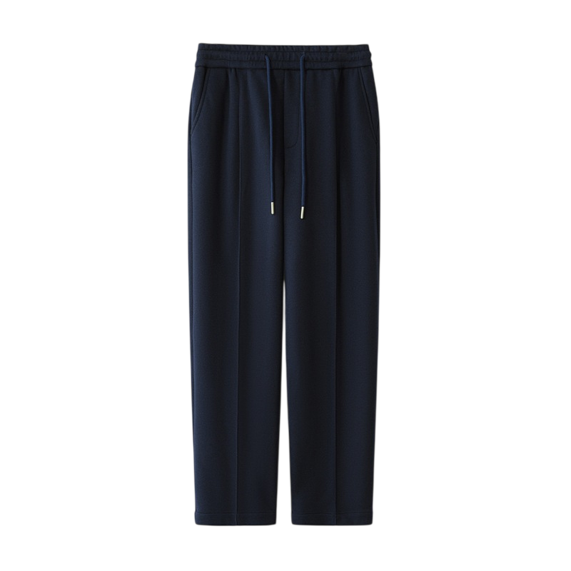 Men's Elasticated Waist Tapered Smart Trousers