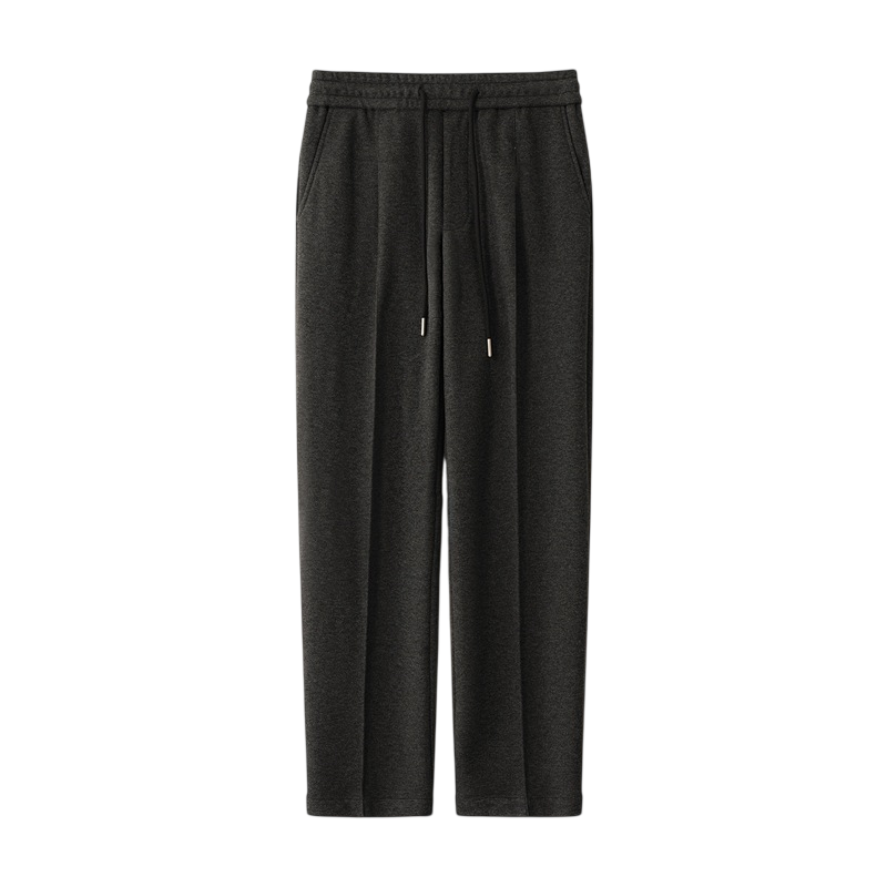 Men's Elasticated Waist Tapered Smart Trousers