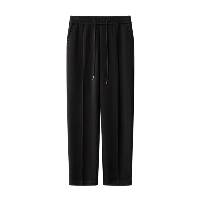 Men's Elasticated Waist Tapered Smart Trousers