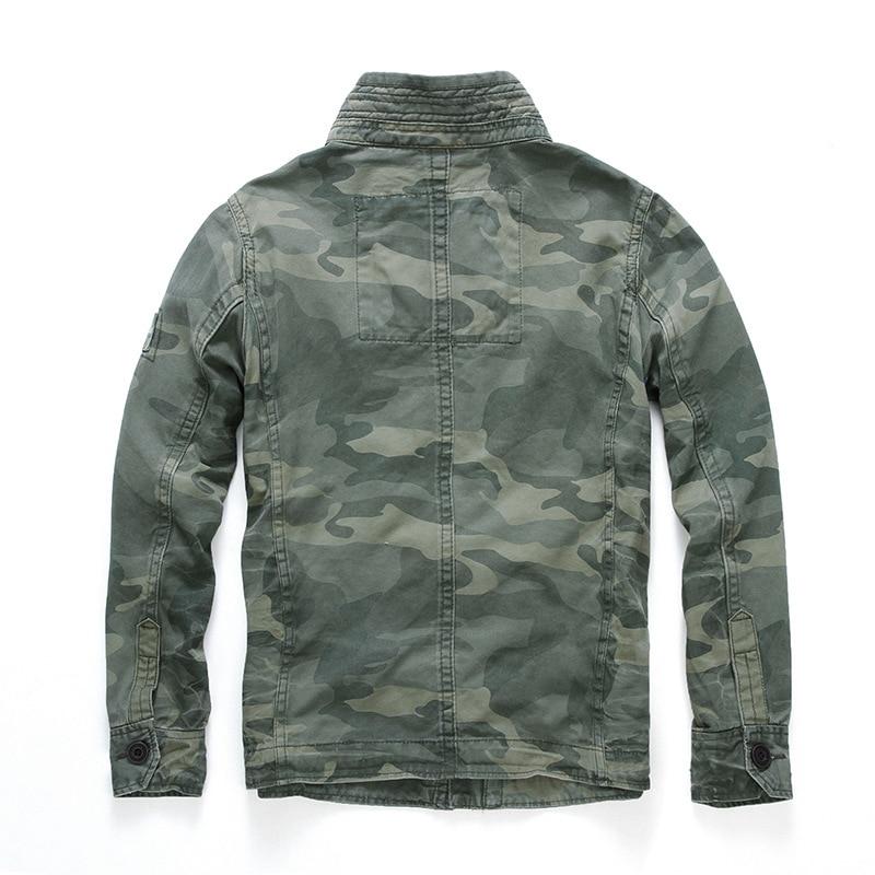 Men's Short Camo Military Jacket